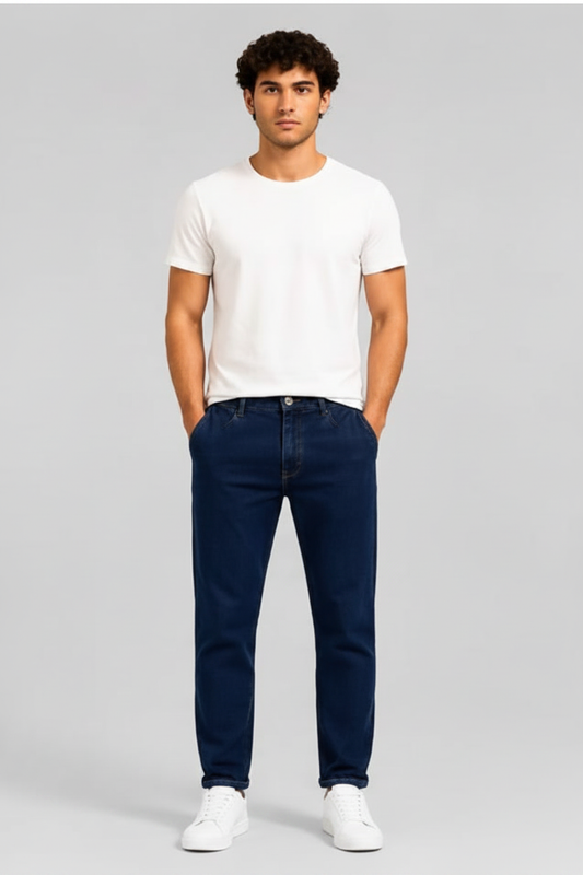 Dark Blue Jeans - Full Model